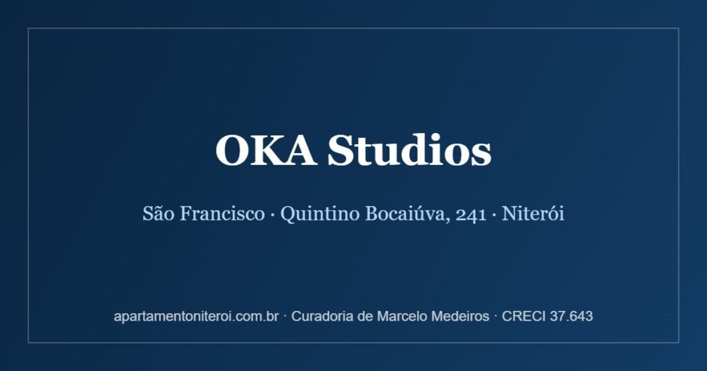 OKA Studios São Francisco - lançamento da Bacos na Quintino Bocaiuva 241, Niterói
