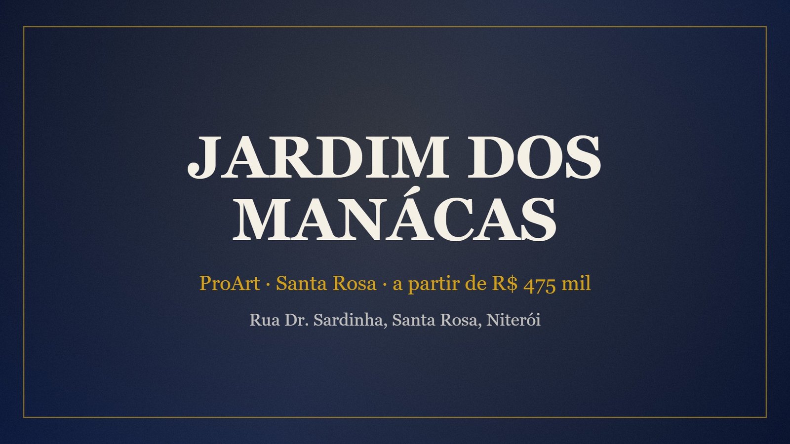 Jardim dos Manacás ProArt, Santa Rosa, Rua Dr. Sardinha, Niterói