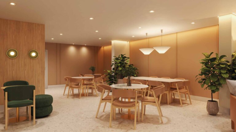 Reserva São Francisco: salão de festas e coworking