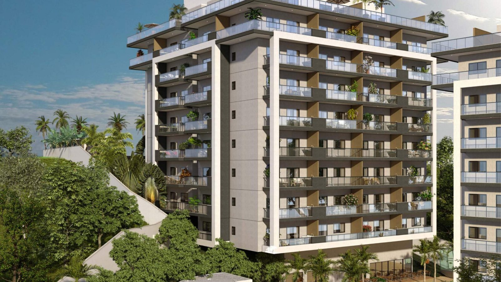 Comparar lançamentos Niterói: fachada de lançamento em Icaraí usada como exemplo do comparador