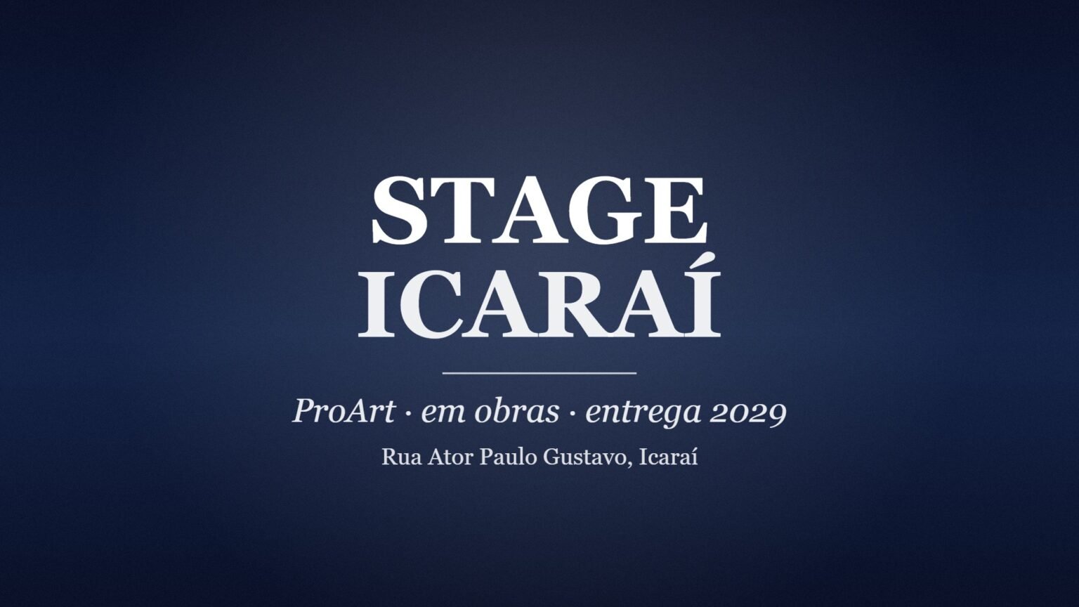 Stage Icaraí em Icaraí, Niterói