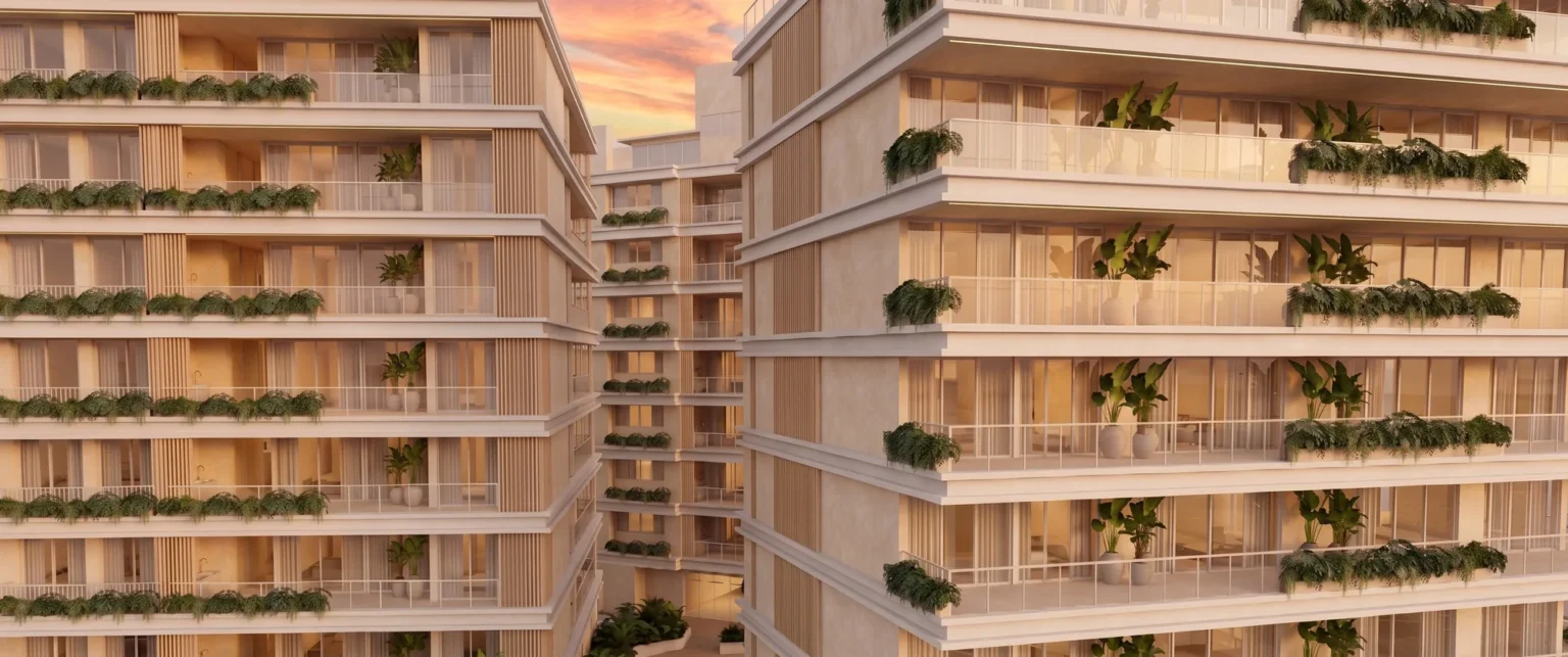 Lazuli Niterói: fachada dos edifícios durante o dia