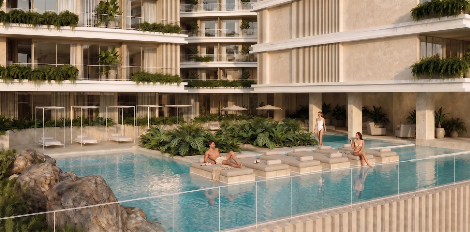 Lazuli Niterói: piscina externa e solário