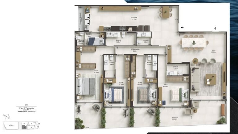 planta torre Bay coluna 03