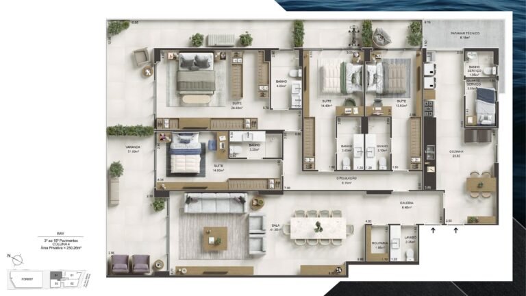 planta torre Bay coluna 04